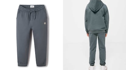 Springfield Pantalón Jogger Punto Gris