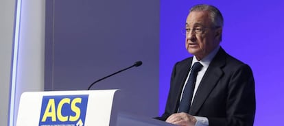 El presidente de ACS, Florentino Pérez.