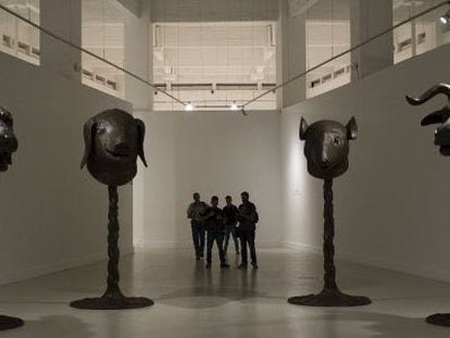 Algunas de las piezas de Ai Weiwei expuestas en el CAC M&aacute;laga.