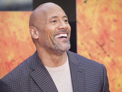 El actor Dwayne Johnson 'La Roca' en un estreno en Londres en abril de 2018.