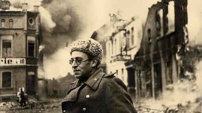 Vasili Grossman, en Schwerin (Alemania) en 1945. 