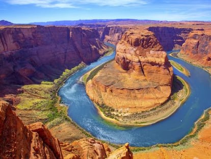 La Curva de la Herradura (Horseshoe Bend), el más famoso meandro del Gran Cañón del Colorado.