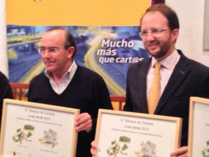 Correos y WWF presentan su bosque de seis hectáreas y 3.000 árboles en Lorca