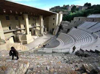 El Teatro Romano de Sagunto en la actualidad, tras la rehabilitación realizada por Grassi y Portaceli.