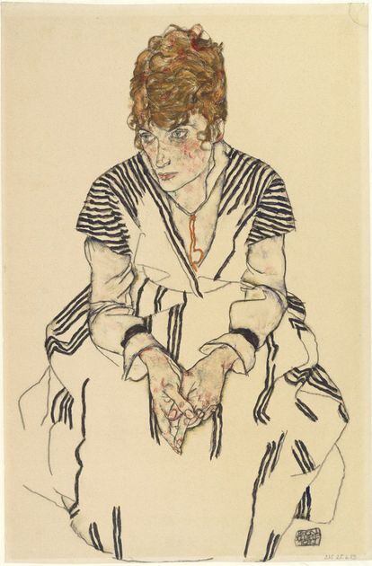 &#039;Retrato de la cu&ntilde;ada del artista, Adele Harms&#039;, 1917