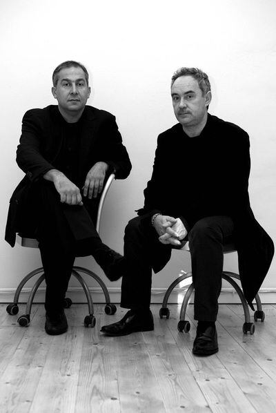 Enrique Ruiz-Geli y Ferran Adrià.