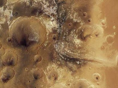 Mawrth Vallis, en Marte, uno de los lugares estudiados en esta investigación.