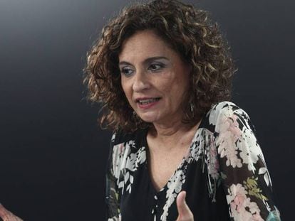 La ministra portavoz y de Hacienda, María Jesús Montero.