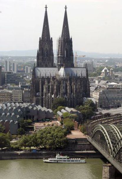 Vista de la catedral de Colonia.