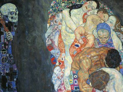 'Vida y muerte', de Gustav Klimt (1862-1918). 
 