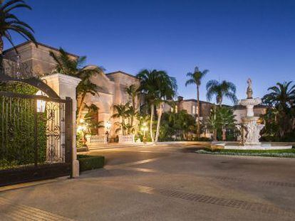 La mansión Palazzo di Amore está ubicada en las colinas de Beverly Hills