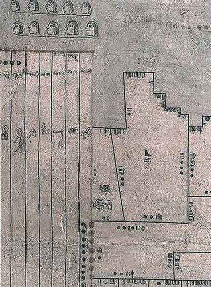 El mapa Oztoticpac de propiedades aztecas, de 1540.