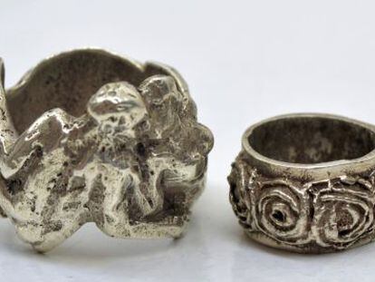 Los anillos de Smith donados al Museo de Arte de Cerdanyola. 