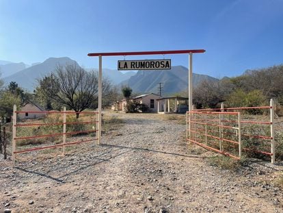 The Rumorosa ranch where the two charred bodies were found in Villaldama, Nuevo León.