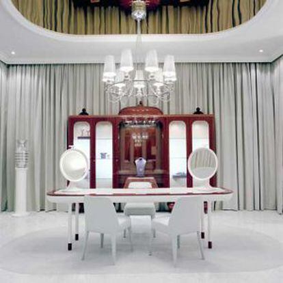 Interior de la 'boutique' Fabergé de Nueva York.