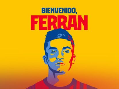 Ferran Torres, nuevo fichaje del Barcelona.