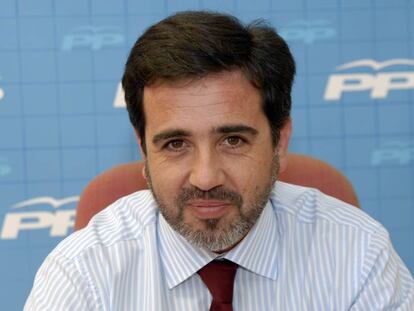 Alfredo Castelló en 2007, cuando era candidato por el PP a la alcaldía de Sagunto.