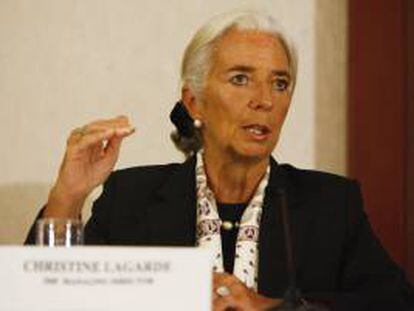 En la imagen, la directora gerente del Fondo Monetario Internacional (FMI), Christine Lagarde. EFE/Archivo