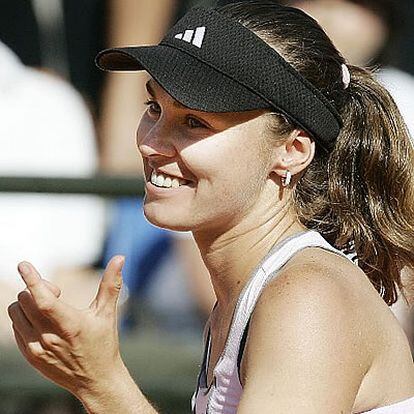 Martina Hingis es una firme candidata a llevarse Roland Garros esta temporada después de sus triunfos en Italia.