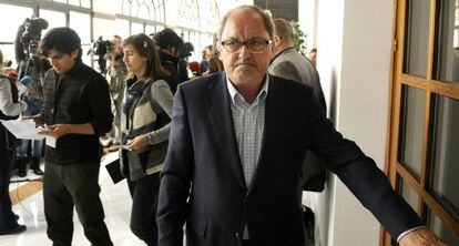 El secretario de Organización del PSOE, Juan Cornejo, este jueves.