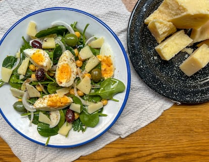 El potaje de vigilia transformado en ensalada.