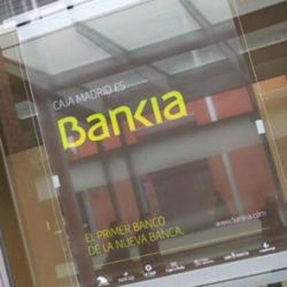 Oficina de una sucursal de Bankia (Caja Madrid)