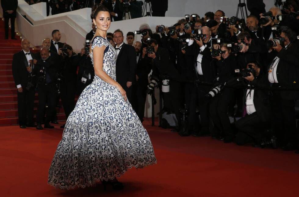 Penélope Cruz, en la alfombra de Cannes.