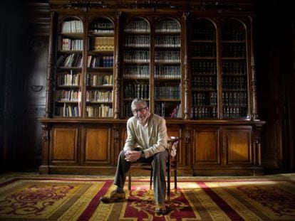 Antonio Mu&ntilde;oz Molina, ayer en un sal&oacute;n de la Casa de Am&eacute;rica.