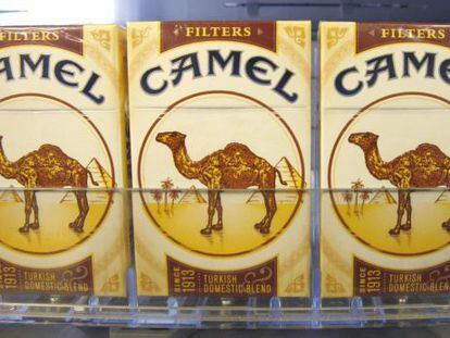 Cajetillas de Camel, buque insignia de Reynolds.