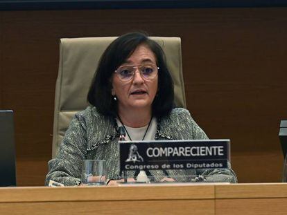 La presidenta de la Autoridad Independiente de Responsabilidad Fiscal (AIReF), Cristina Herrero. 