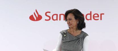 Ana Botin, presidenta de Santander. 