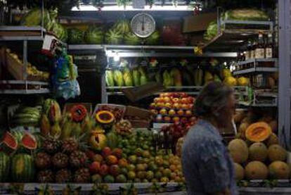 Aspecto de un mercado de alimentación en Quinta Crespo, Caracas. EFE/Archivo