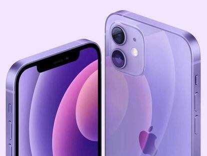 Nuevo iPhone púrpura de Apple.