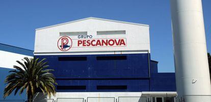 Fachada de la sede de Pescanova en Vigo.