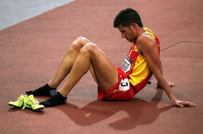 David Bustos no consiguió clasificarse para la final de 1500 metros