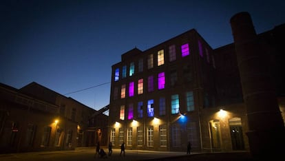 Uno de los edificios en Fabra i Coats de Barcelona.