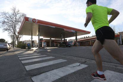 Gasolinera de Galp en Madrid