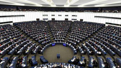 Vista del Parlamento Europeo.