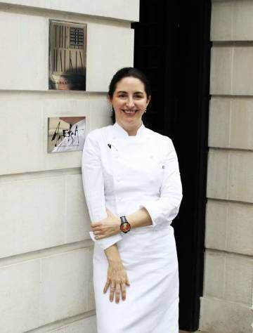 Elena Arzak en Ametsa, el restaurante que asesora en Londres.