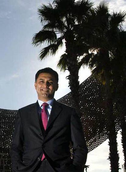 Nikesh Arora, vicepresidente de Google para Europa, en Barcelona.