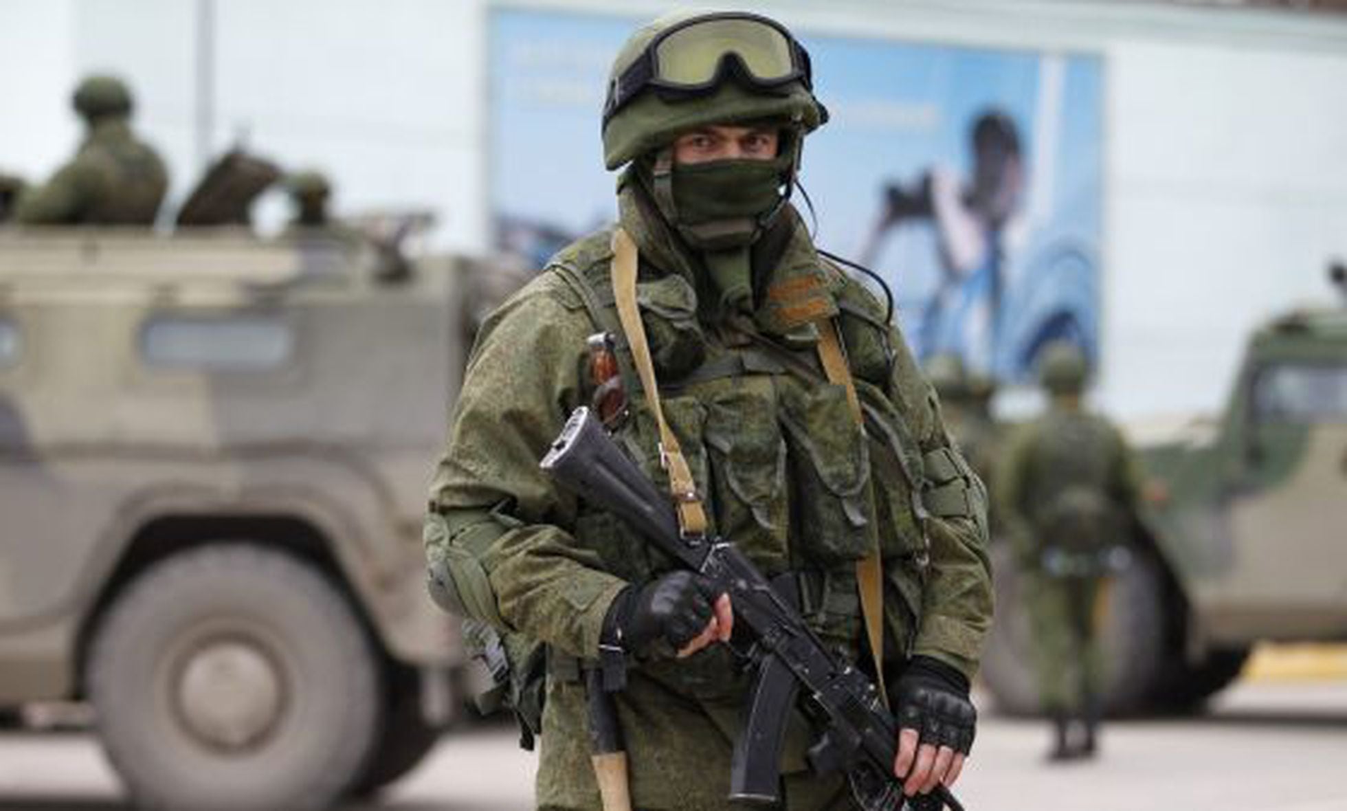 Фото солдата российской армии в форме без лица