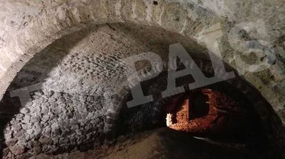 Cámara subterránea del santuario de la Virgen de Regla, de Chipiona (Cádiz).