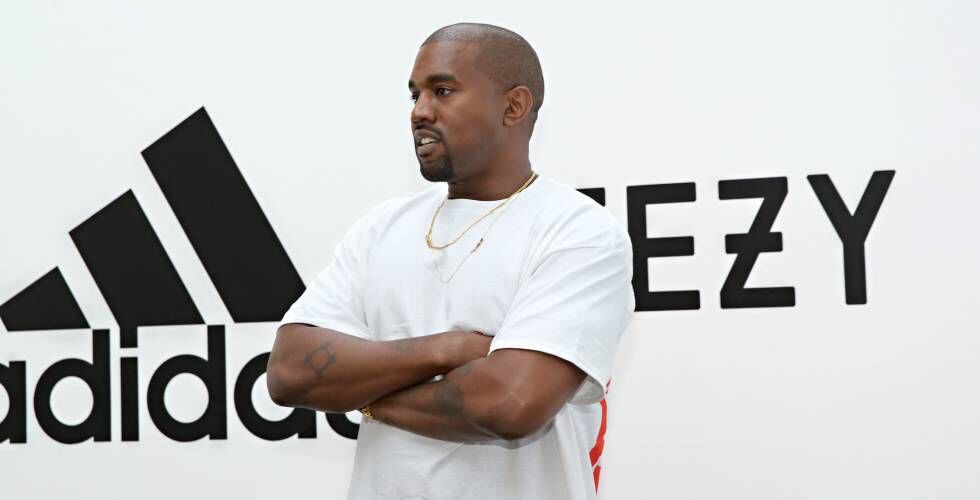 El rapero Kanye West, durante la presentación de Yeezy, su marca conjunta con Adidas.