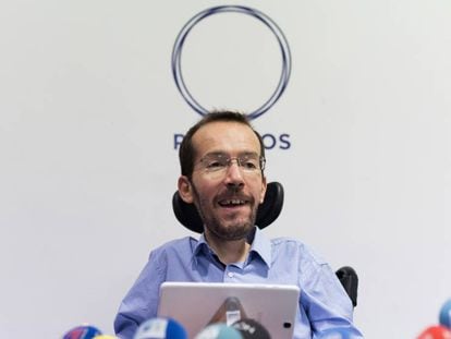 Pablo Echenique, secretari d&#039;organitzaci&oacute; de Podem.