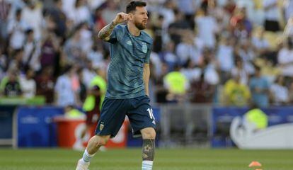 Messi, durante el partido contra Venezuela en la Copa América 2019.
