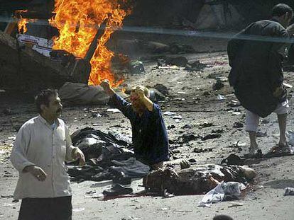 Matanza de chiíes en Kerbala (Irak) durante una celebración religiosa, el 2 de marzo de 2004.