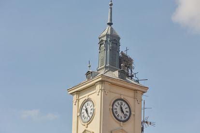 Torre de la casa consistorial de Alcalá de Henares.