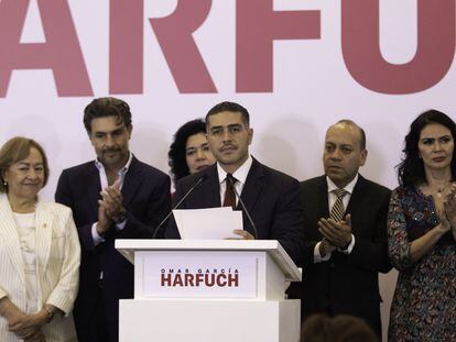 Omar García Harfuch en Ciudad de México, el 20 de septiembre.