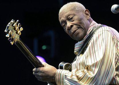 B. B. King el 11 de julio de 2012.