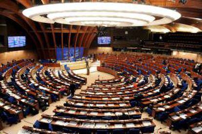 Vista general de una sesión de la asamblea parlamentaria del Consejo de Europa en Estrasburgo. EFE/Archivo